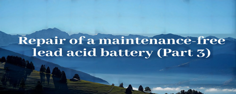 Water replenishment of battery