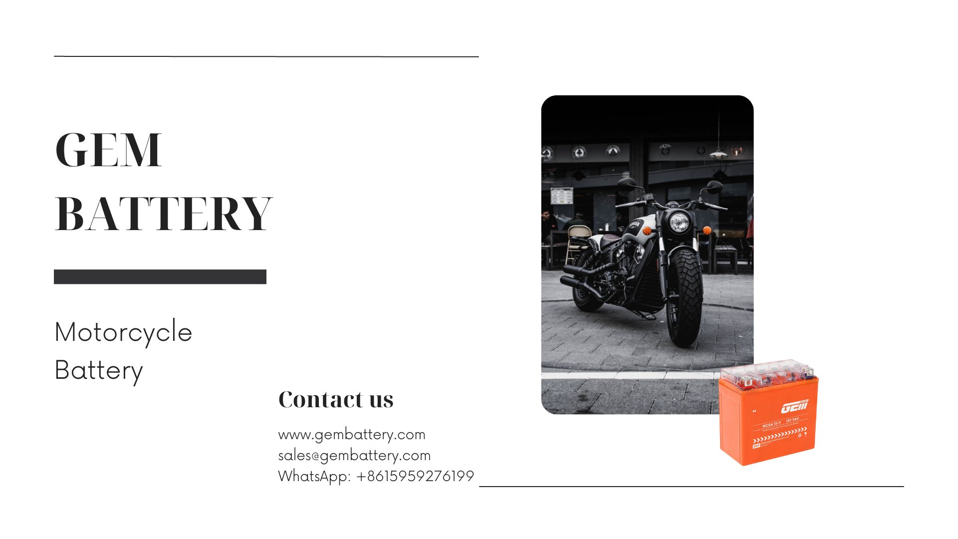 motorcycle battery manufacturer