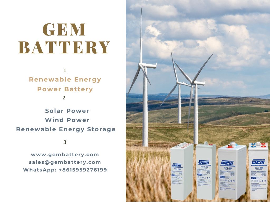 renewable energy power batteries