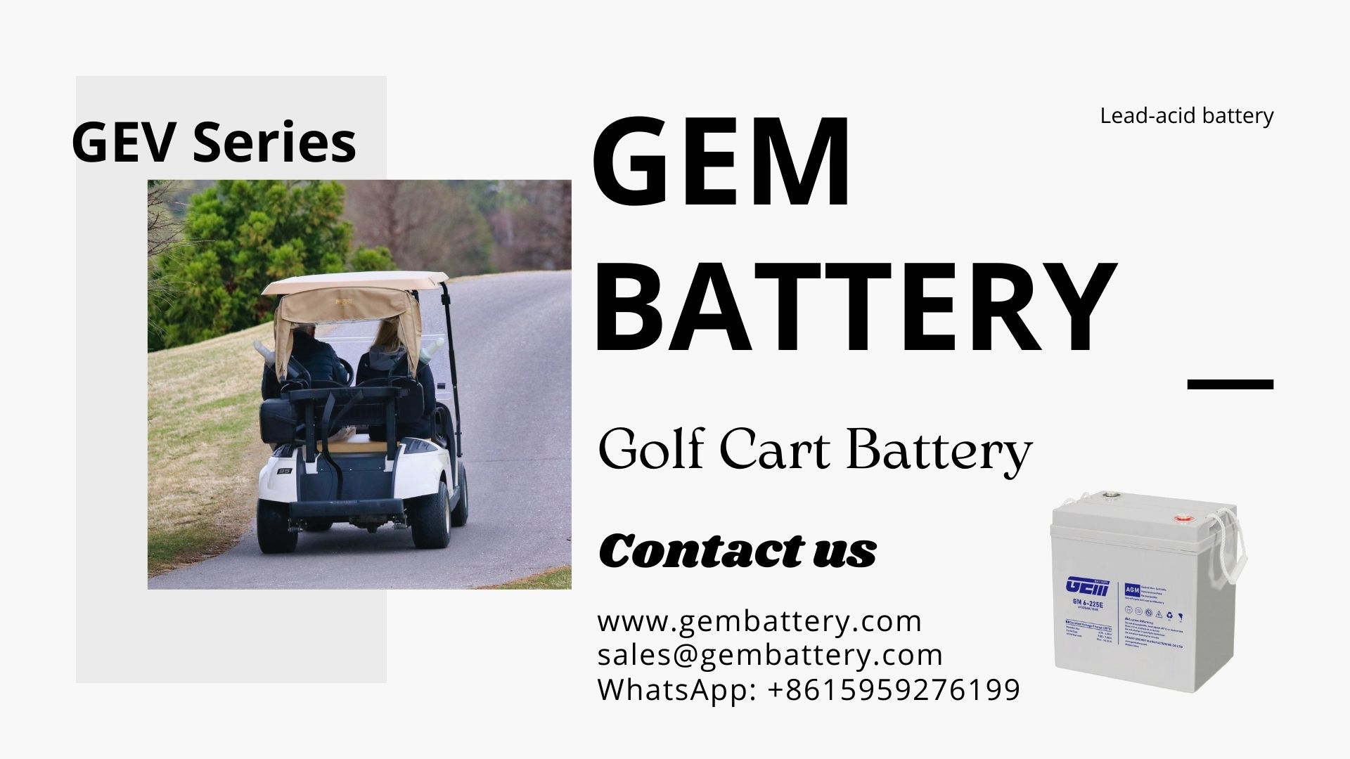 golf cart battery manufacturer