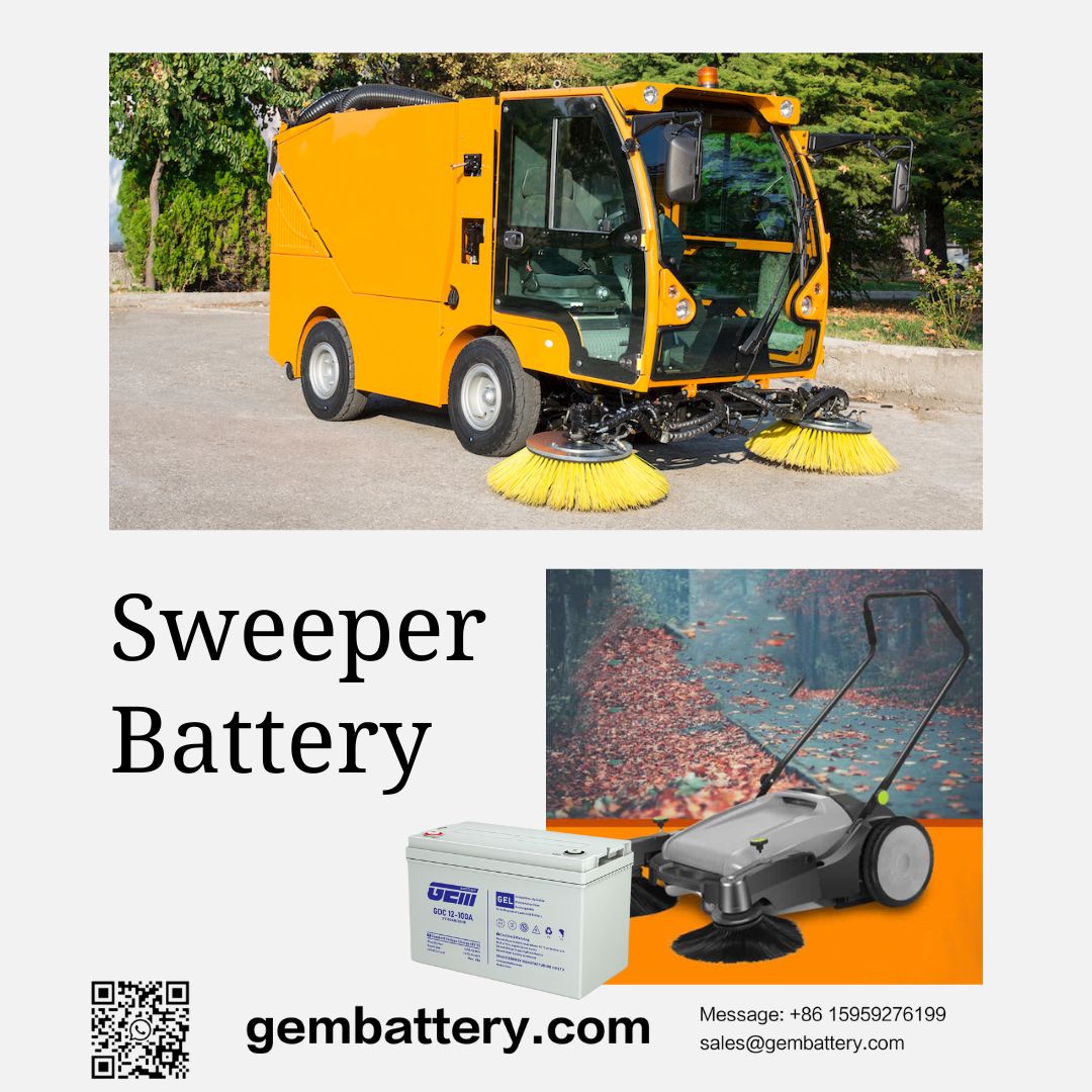 sweeper battery power battery