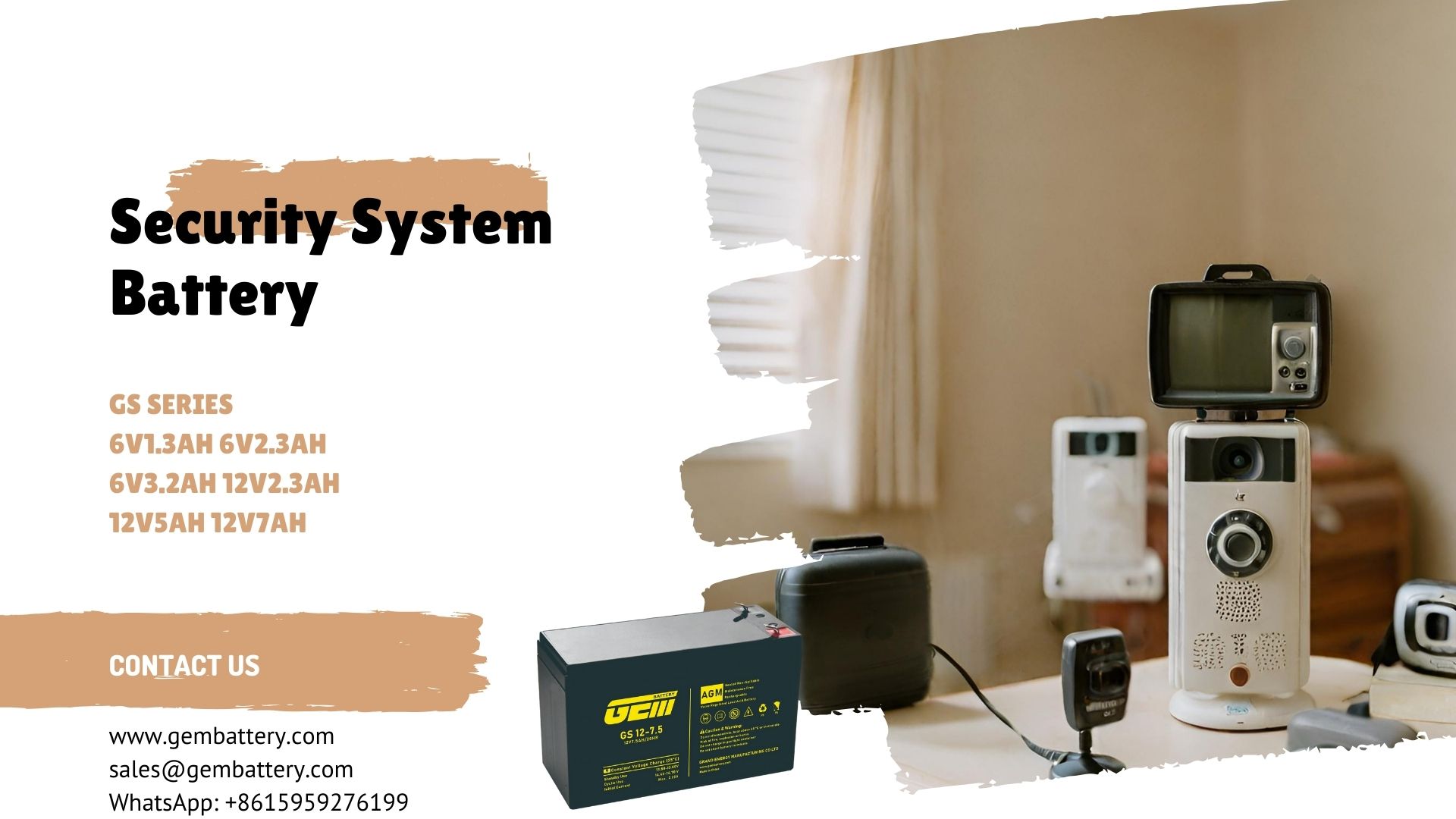 home security system battery