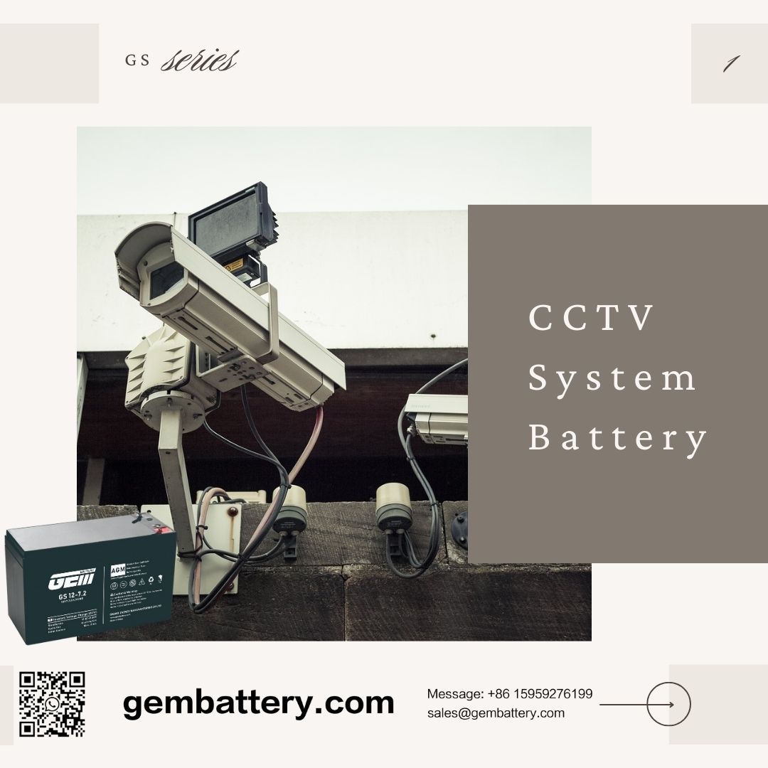 CCTV system battery