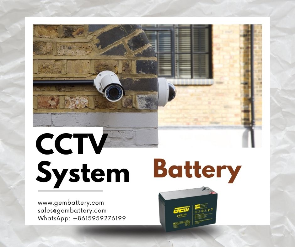 CCTV system battery