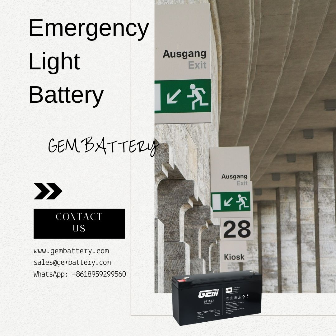 emergency light battery