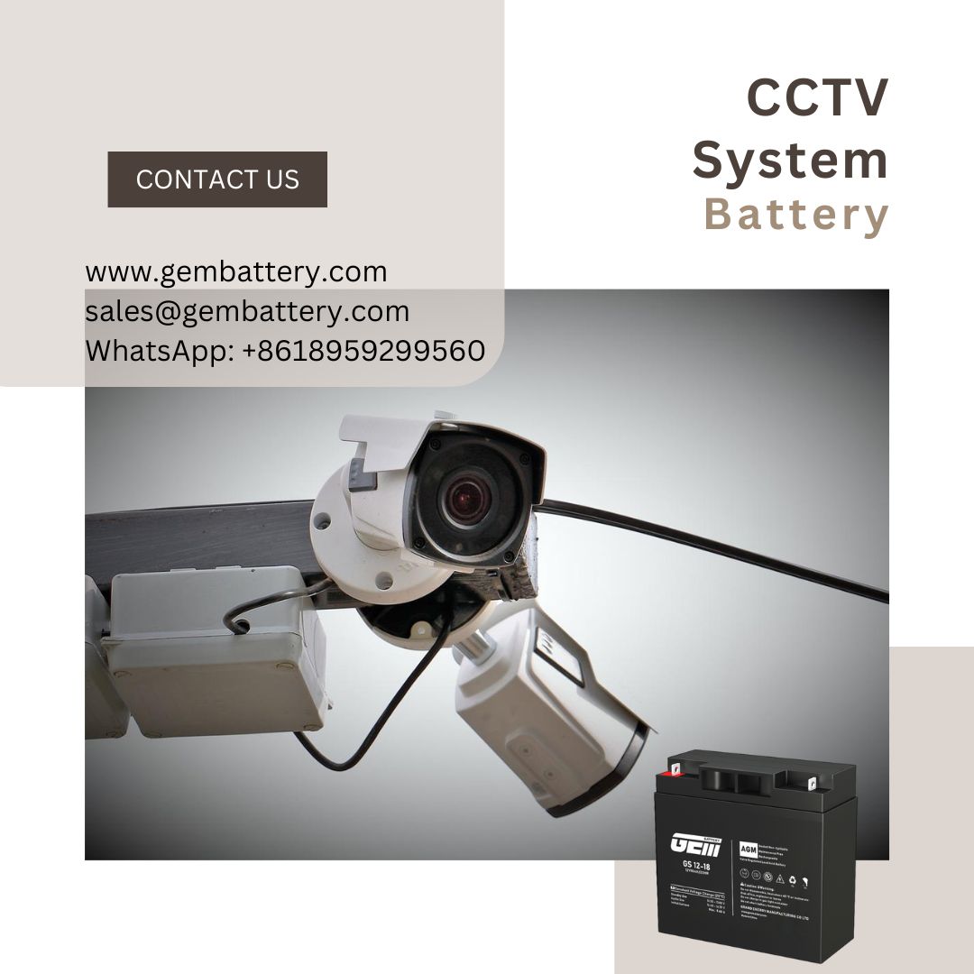 CCTV system battery