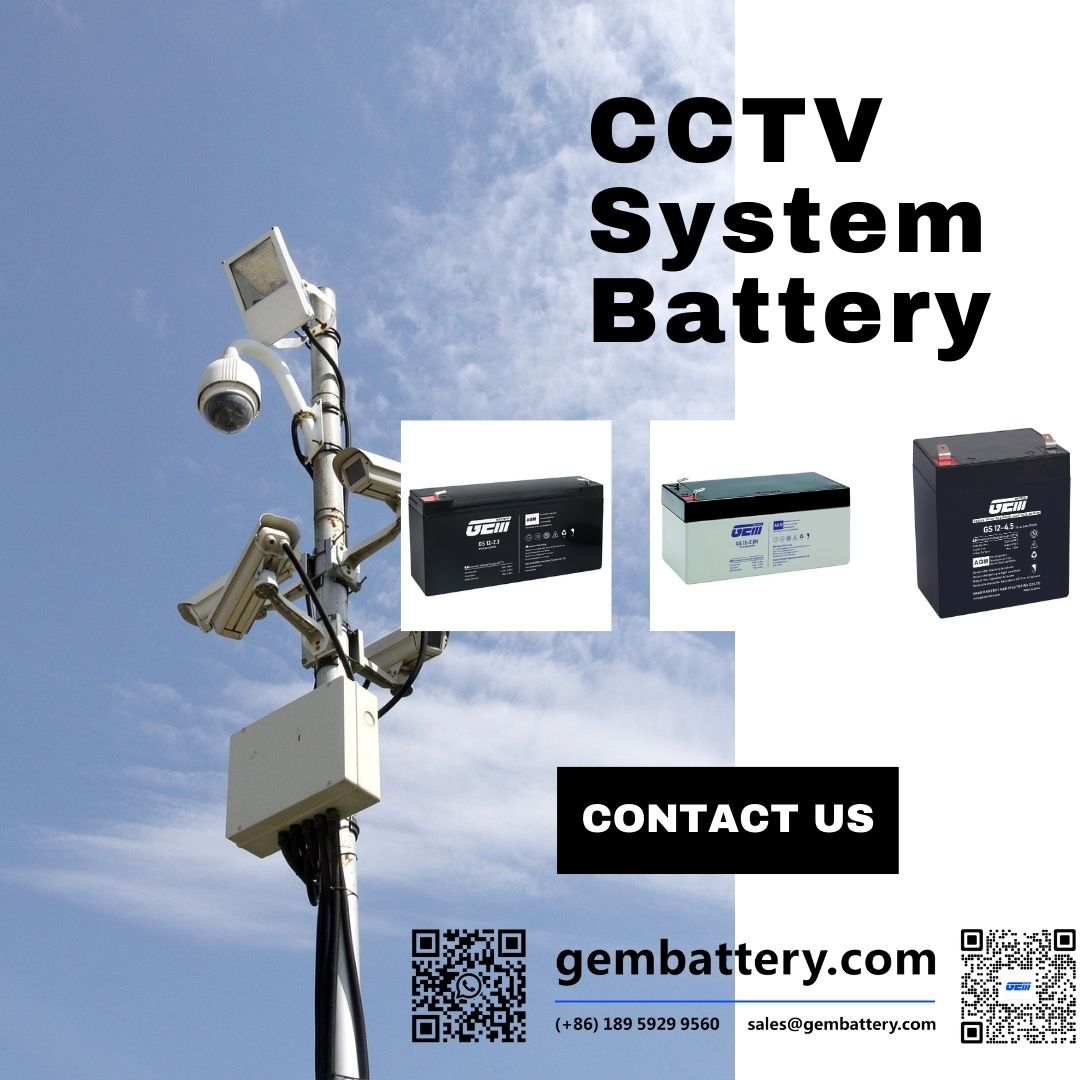 CCTV system battery