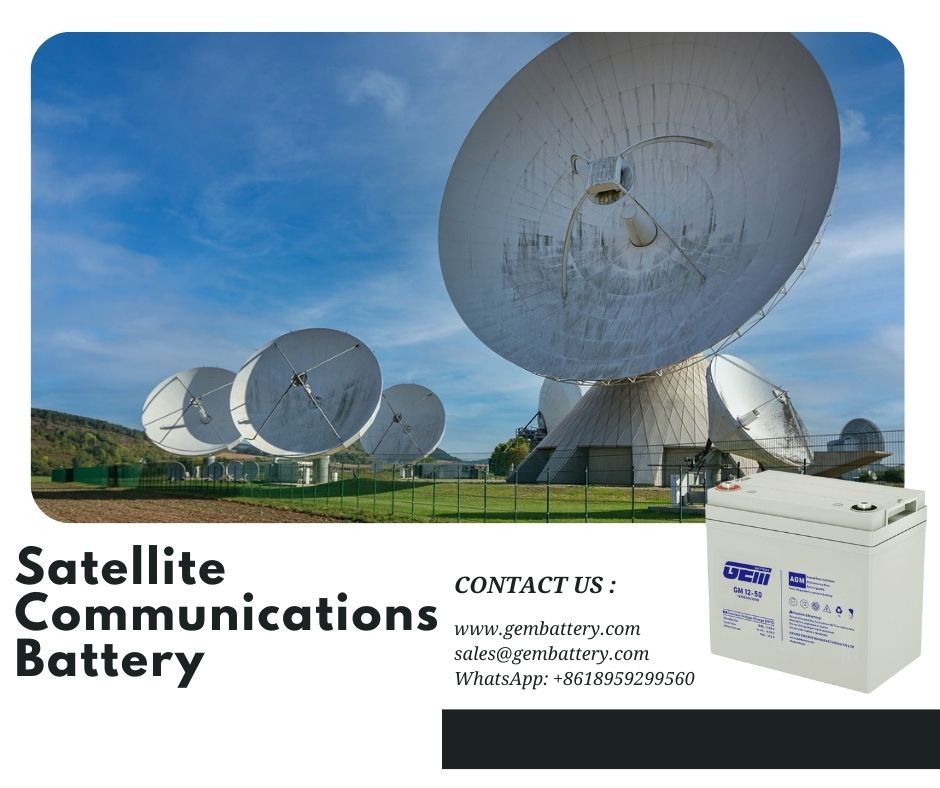 satellite communication battery