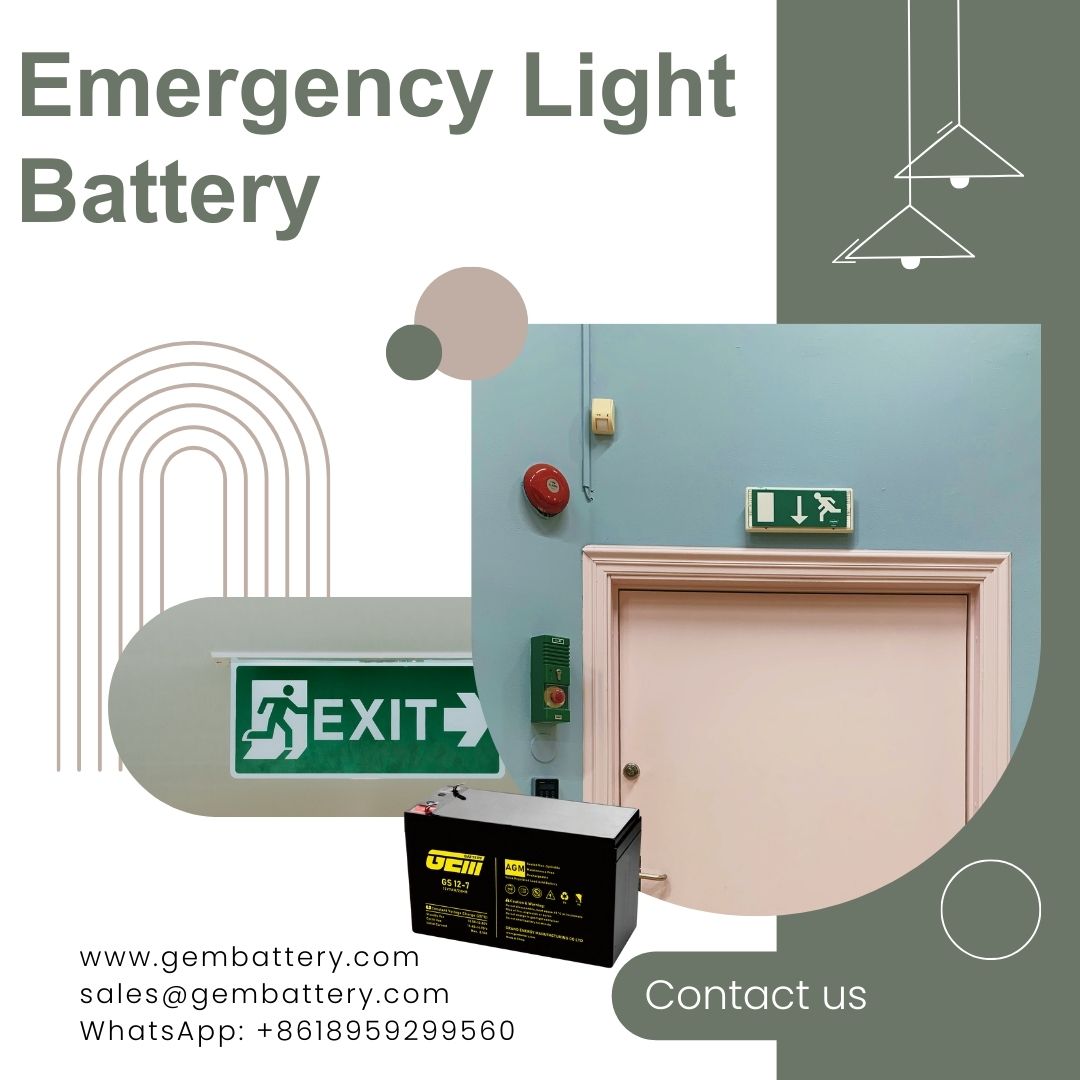 emergency light battery emergency light battery