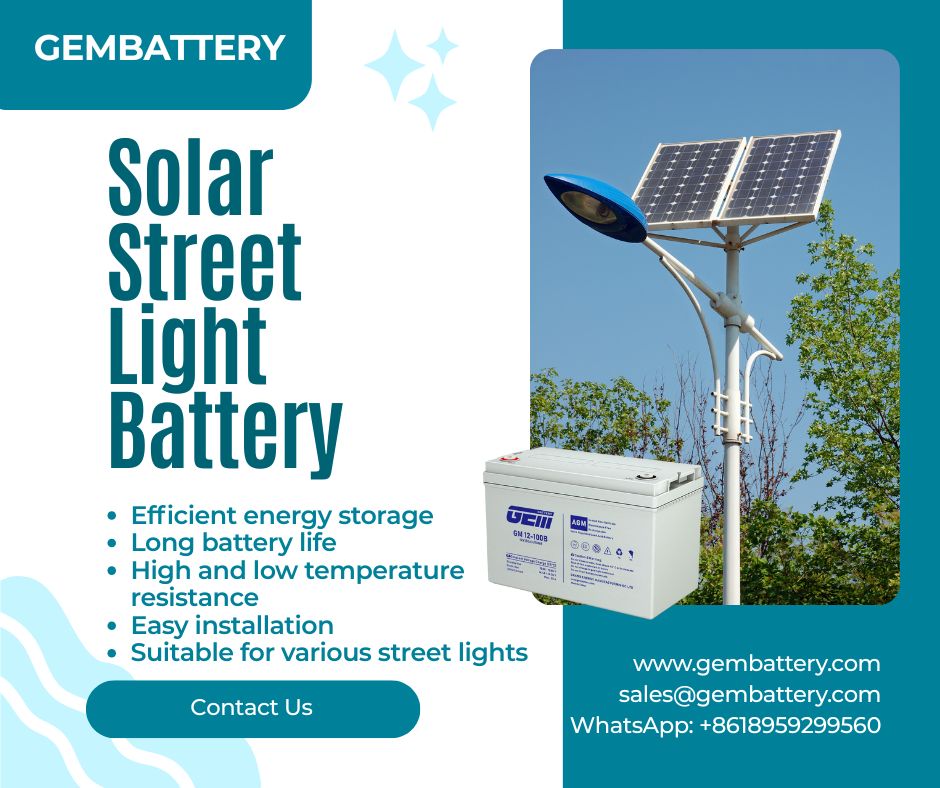 solar street light battery