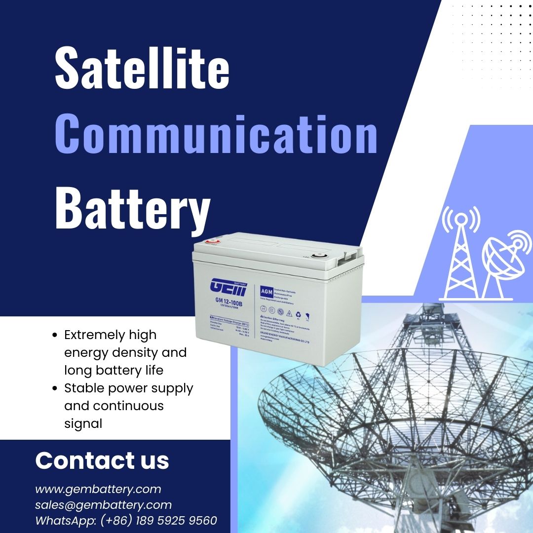satellite communication battery