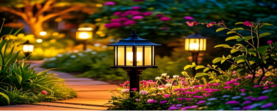 Solar garden light battery