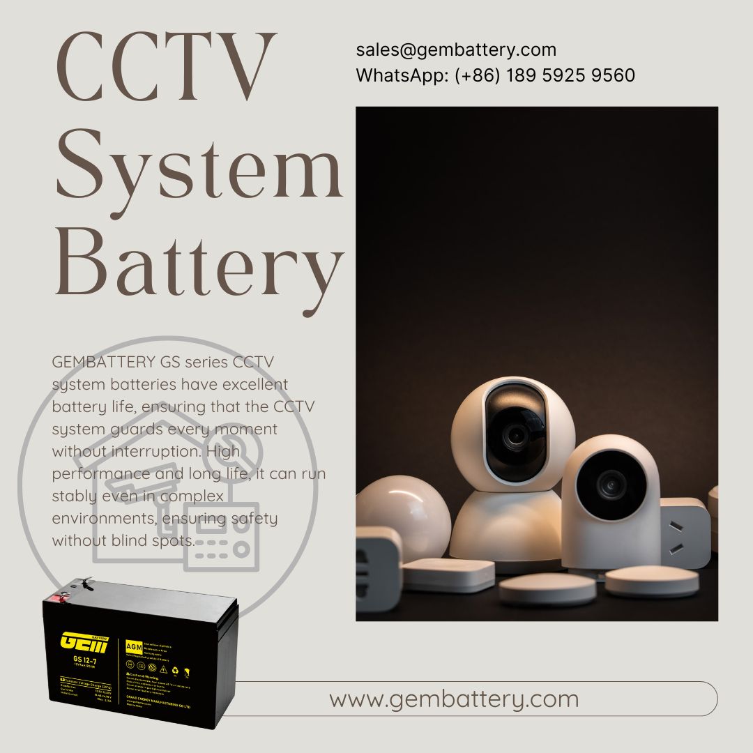 CCTV system battery