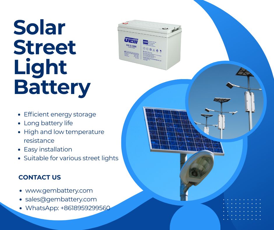 solar street light battery