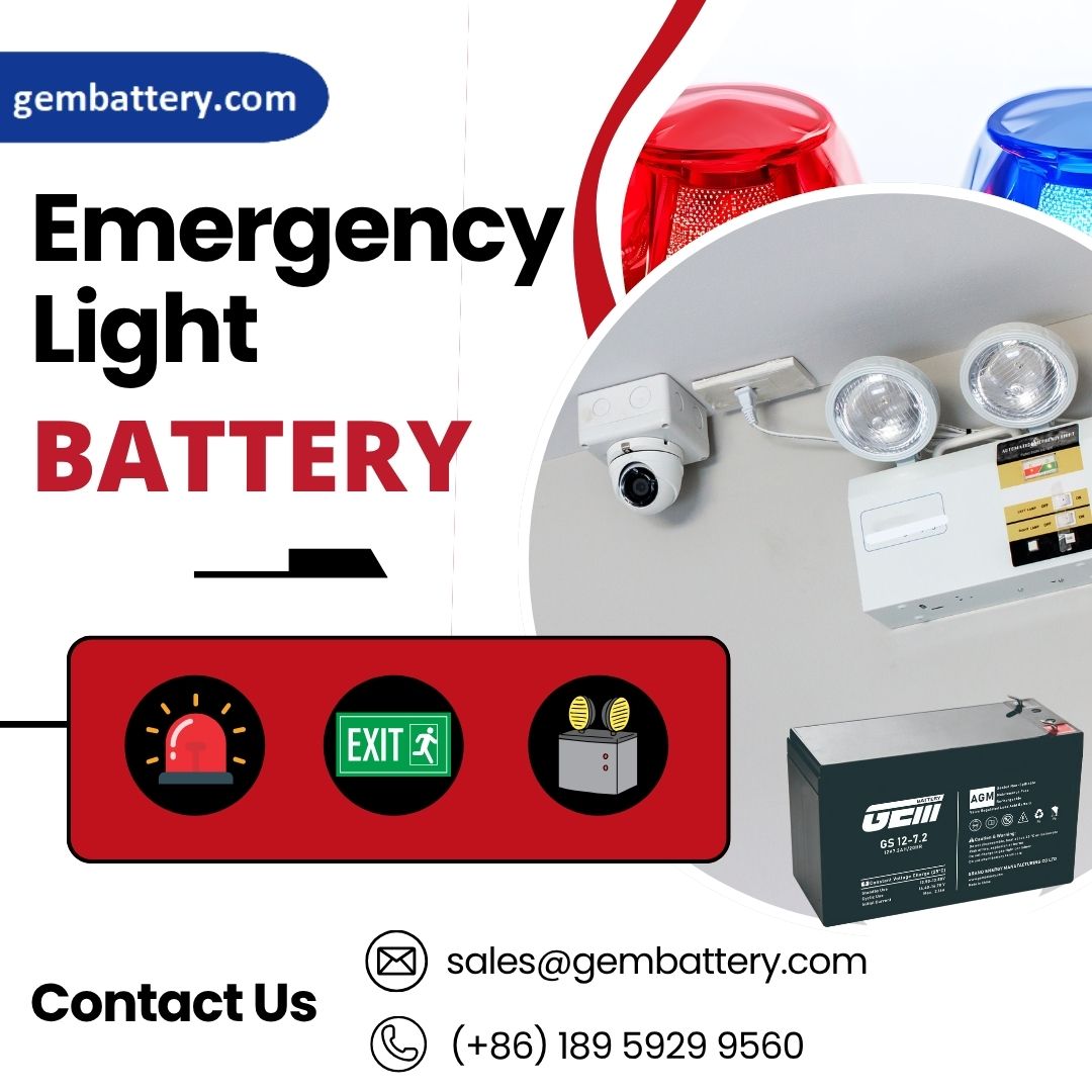 emergency light battery