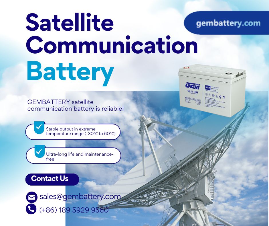 satellite communication battery