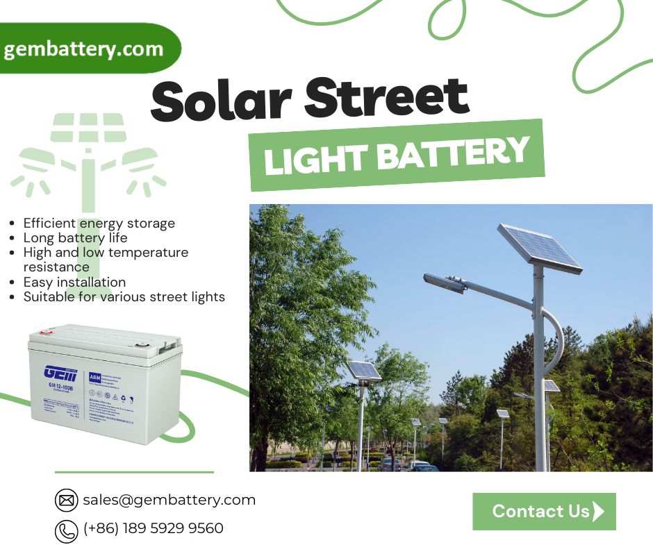 solar street light battery