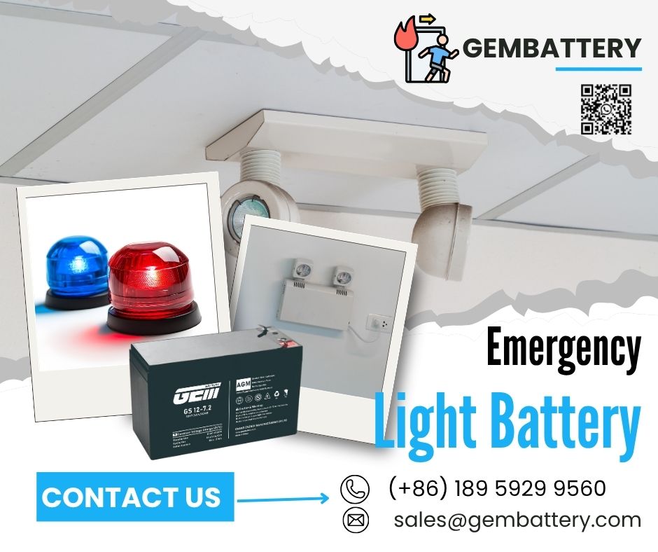 emergency light battery