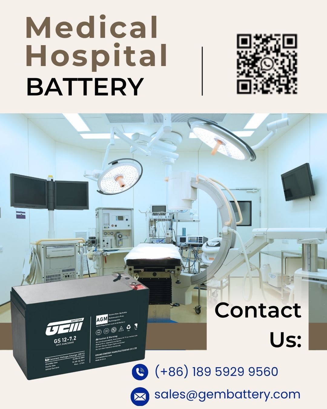 Medical Hospital Battery