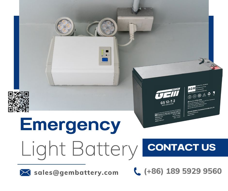 emergency light battery