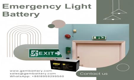 GEMBATTERY GS series emergency light battery: reliable protection in the dark