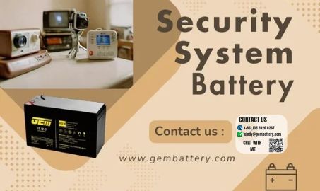 GEMBATTERY GS Series：Compact AGM Backup Power for Reliable Security Systems