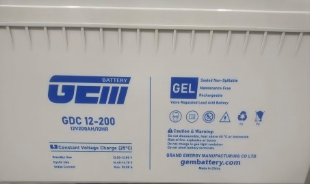 Silica SiO2 Gel battery GDC12-200 (12V 200Ah)