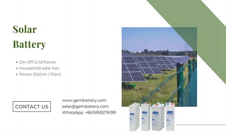 GEMBATTERY solar cell series helps you move towards a sustainable future