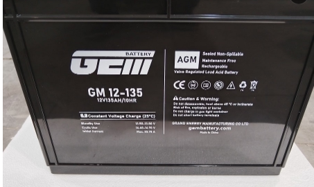 Exporting Data Center battery 12V55Ah, 12V100Ah & 12V135Ah