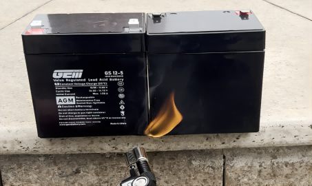 Fire test on Flame Retardant UL-94 V0 grade ABS plastic