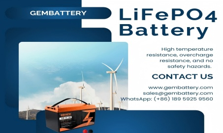 No fear of high temperature, super long battery life GEMBATTERY Lifepo4 Battery unlocks a new experience of electricity use