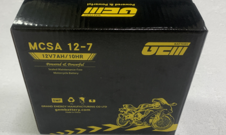 Motocycle batteries MCSA12-6YTZV & MCSA12-7